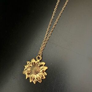 Sunflower Pendant Necklace